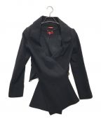 Vivienne Westwood RED LABELヴィヴィアンウエストウッドレッドレーベル）の古着「デザインウールジャケット」｜ブラック