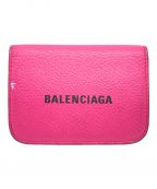 BALENCIAGAバレンシアガ）の古着「3つ折り財布」｜ショッキングピンク