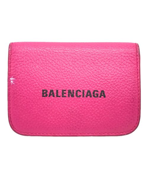 BALENCIAGA（バレンシアガ）BALENCIAGA (バレンシアガ) 3つ折り財布 ショッキングピンク サイズ:下記参照の古着・服飾アイテム