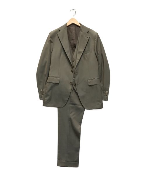 TAGLIATORE（タリアトーレ）TAGLIATORE (タリアトーレ) 3ピーススーツ カーキ サイズ:46Rの古着・服飾アイテム