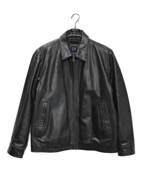 OLD GAP（オールドギャップ）OLD GAP (オールドギャップ) レザージャケット ブラック サイズ:Mの古着・服飾アイテム