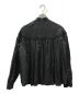 SCYE (サイ) リネンタックハーフプラケットシャツ ブラック サイズ:S 未使用品：12800円