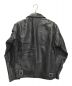 Schott (ショット) レザージャケット ブラック サイズ:36：14800円