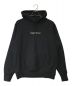 Supreme（シュプリーム）の古着「swarovski box logo hooded sweatshirt」｜ブラック