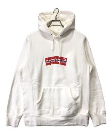 SUPREME×COMME des GARCONS SHIRT（シュプリーム×コムデギャルソンシャツ）の古着「Box Logo Hooded Sweatshirt」｜ホワイト
