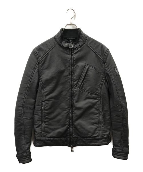 BELSTAFF（ベルスタッフ）BELSTAFF (ベルスタッフ) H レザージャケット ブラック サイズ:46の古着・服飾アイテム