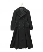 Jean Paul Gaultier hommeジャンポールゴルチェオム）の古着「ダブルウールロングコート」｜ブラック