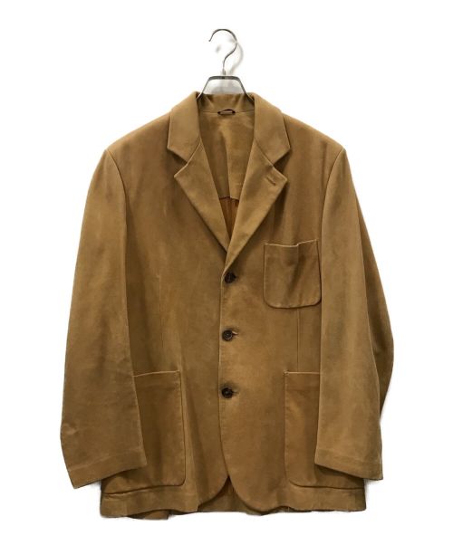 HERMES（エルメス）HERMES (エルメス) ゴートスウェード3Bジャケット ブラウン サイズ:50の古着・服飾アイテム