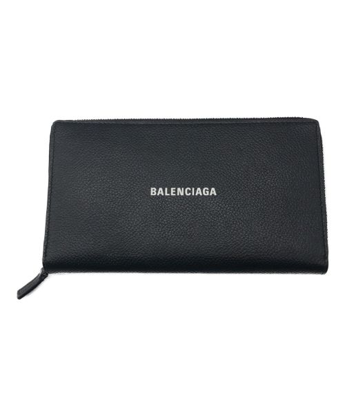 BALENCIAGA（バレンシアガ）BALENCIAGA (バレンシアガ) キャッシュ コンチネンタル ウォレット ブラックの古着・服飾アイテム