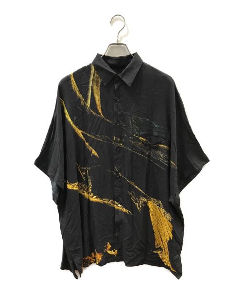 GROUND Y（グラウンドワイ）GROUND Y (グラウンドワイ) Myuto Morita (ミュウト モリタ) ビッグスリーブシャツ ブラック サイズ:3の古着・服飾アイテム