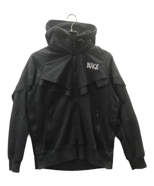 NIKE（ナイキ）NIKE (ナイキ) sacai (サカイ) AS M NRG Full Zip Hoodie ブラック サイズ:Lの古着・服飾アイテム