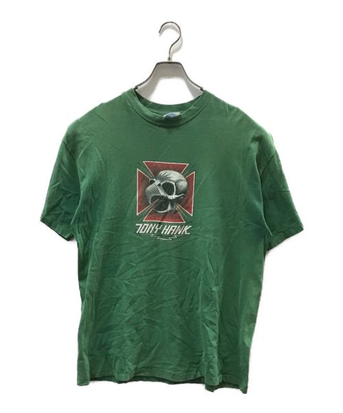 tony hawk（トニーホーク）TONY HAWK (トニーホーク) Tシャツ グリーン サイズ:Lの古着・服飾アイテム