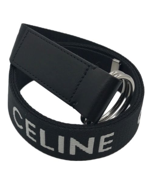CELINE（セリーヌ）CELINE (セリーヌ) ダブルリングベルト ブラック サイズ:下記参照の古着・服飾アイテム