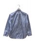 COMME des GARCONS JUNYA WATANABE MAN (コムデギャルソンジュンヤワタナベマン) 綿平ストライプ×多素材MIXシャツ ブルー サイズ:XS：12800円