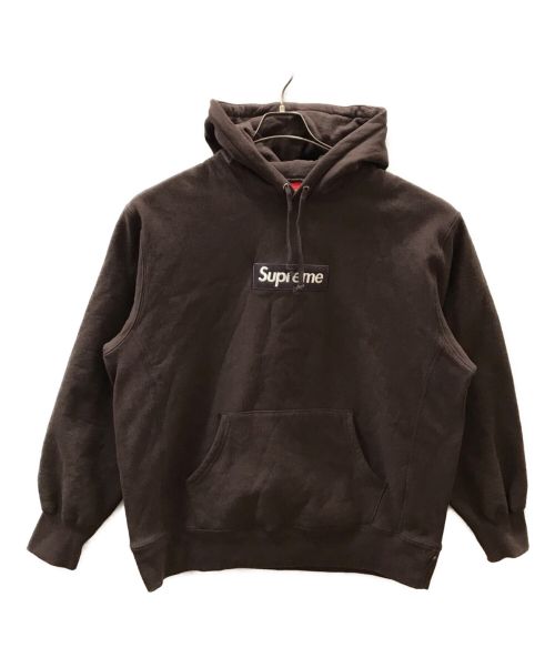 SUPREME（シュプリーム）SUPREME (シュプリーム) Box Logo Hooded Sweatshirt ブラウン サイズ:Mの古着・服飾アイテム