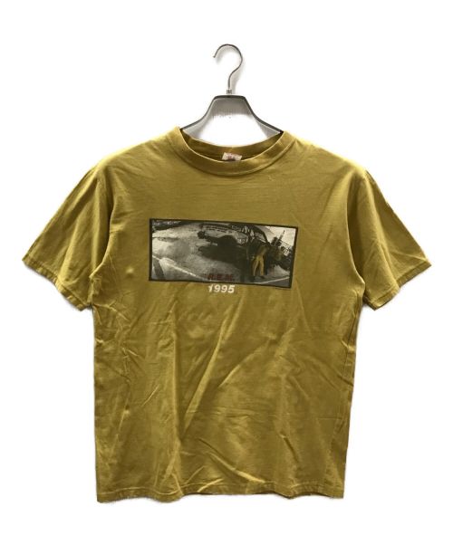 R.E.M（アール・イー・エム）R.E.M (アール・イー・エム) Tシャツ イエロー サイズ:XLの古着・服飾アイテム