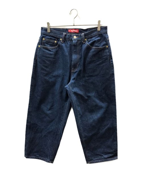 SUPREME（シュプリーム）SUPREME (シュプリーム) クラシックロゴ刺繍 Baggy Jeans インディゴ サイズ:30の古着・服飾アイテム