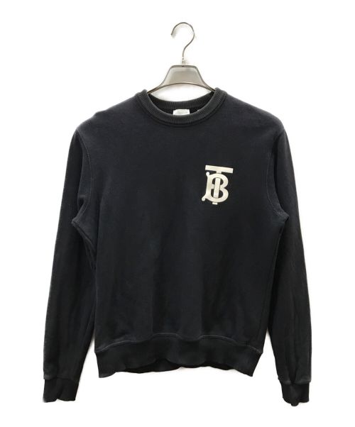 BURBERRY（バーバリー）BURBERRY (バーバリー) ロゴスウェット ブラック サイズ:XSの古着・服飾アイテム
