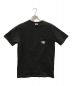 Dior Homme（ディオール オム）の古着「ポケット刺繍Tシャツ」｜ブラック