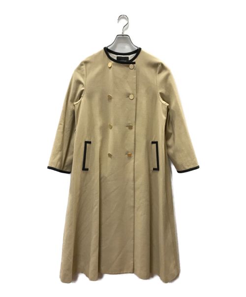 UNTITLED（アンタイトル）UNTITLED (アンタイトル) MANTECO カラーレスコート ベージュ サイズ:２の古着・服飾アイテム