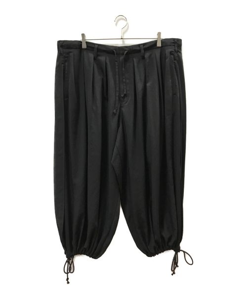 GROUND Y（グラウンドワイ）GROUND Y (グラウンドワイ) スリット バルーン パンツ ブラック サイズ:3の古着・服飾アイテム