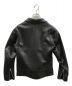 BEAUTY&YOUTH (ビューティーアンドユース) シープ ダブル ライダースジャケット ブラック サイズ:M：15000円