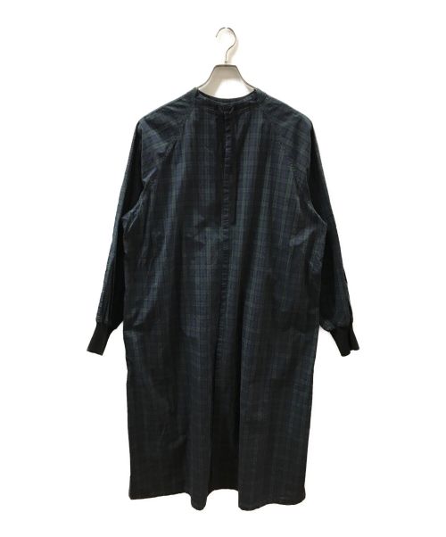 leno（リノ）LENO (リノ) ブラックウォッチチェックワンピース グリーン サイズ:ONE　SIZE 未使用品の古着・服飾アイテム