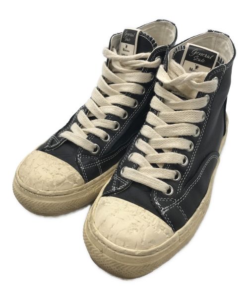 Maison MIHARA YASUHIRO（メゾン ミハラ ヤスヒロ）Maison MIHARA YASUHIRO (メゾン ミハラ ヤスヒロ) PAST Sole Leather High-top Sneaker ブラック サイズ:38の古着・服飾アイテム