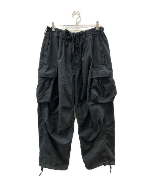 COOTIE PRODUCTIONS（クーティープロダクツ）COOTIE PRODUCTIONS (クーティープロダクツ) Back Satin Cargo Easy Pants ブラック サイズ:Mの古着・服飾アイテム
