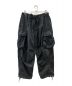 COOTIE PRODUCTIONS（クーティープロダクツ）の古着「Back Satin Cargo Easy Pants」｜ブラック