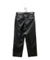 08sircus (ゼロエイトサーカス) Synthetic leather bonding belted pants ブラック サイズ:5：20000円