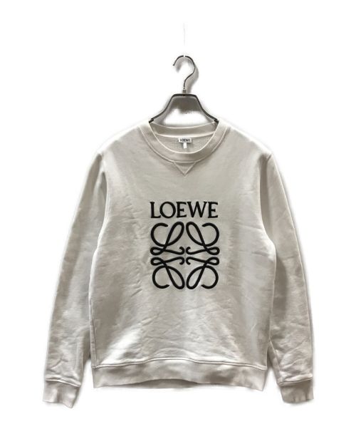 LOEWE（ロエベ）LOEWE (ロエベ) ANAGRAM SWEAT ホワイト サイズ:Mの古着・服飾アイテム