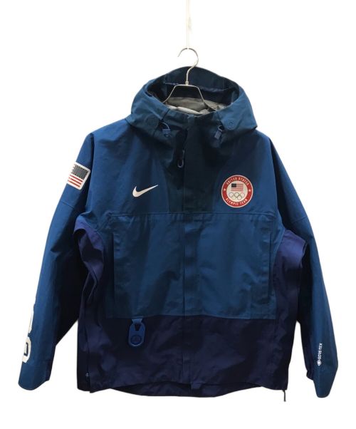 NIKE ACG（ナイキエージーシー）NIKE ACG (ナイキエージーシー) USA Olympic Chain of Craters Jacket ブルー サイズ:Lの古着・服飾アイテム
