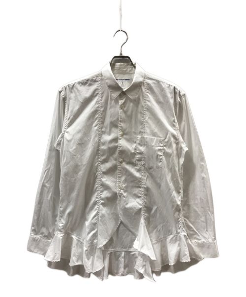 COMME des GARCONS SHIRT（コムデギャルソンシャツ）COMME des GARCONS SHIRT (コムデギャルソンシャツ) デザインシャツ ホワイト サイズ:Mの古着・服飾アイテム