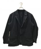 and wanderアンドワンダー）の古着「plain tailored stretch jacket」｜ブラック