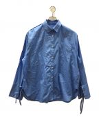 MAISON SPECIALメゾンスペシャル）の古着「リボンデザインシャツ」｜ブルー
