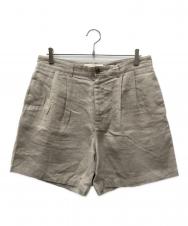 Aime Leon Dore (エメ レオン ドレ) Double Pleated Linen Short ベージュ サイズ:32 未使用品