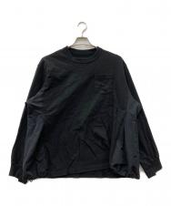 sacai (サカイ) Sport Mix L/S T-Shirt ブラック サイズ:M