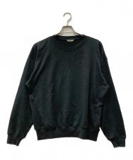 AURALEE (オーラリー) UPER HIGH GAUGE SWEAT P/O ブラック サイズ:L