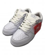 NIKE SB (ナイキエスビー) Supreme (シュプリーム) SB Dunk Low "White/Metallic Silver" ホワイト サイズ:27cm