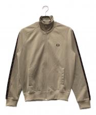 FRED PERRY (フレッドペリー) Contrast Tape Track Jacket ブラウン サイズ:S