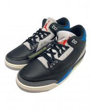 NIKE (ナイキ) Air Jordan 3 Retro "Rare Air" ブラック×グレー サイズ:26.5cm