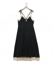 FETICO (フェティコ) Crepe slip dress ブラック サイズ:38