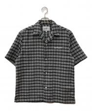 CarHartt (カーハート) S/S Kander Shirt ブラック×ホワイト サイズ:XS