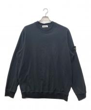 STONE ISLAND (ストーンアイランド) 82/22コレクション 40周年記念クルーネックスウェット ブラック サイズ:XXL