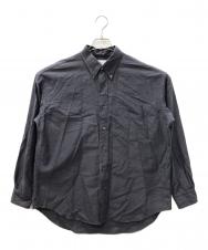 Graphpaper (グラフペーパー) Oxford L/S B.D Box Shirt グレー サイズ:SIZE 2