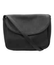 MR.OLIVE (ミスターオリーブ) IMPERMA-LEATHER SHOULDER BAG ブラック