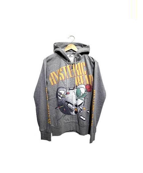 中古 古着通販 Hysteric Glamour ヒステリックグラマー Bear Shot Pt Pk パーカー グレー サイズ ｓ 未使用品 cf04 17年モデル ブランド 古着通販 トレファク公式 Trefac Fashion