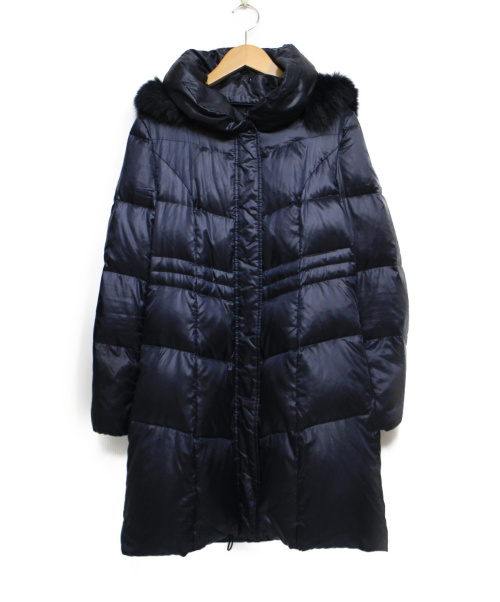 中古 古着通販 Indivi インディヴィ ダウンコート ネイビー サイズ 38 ブランド 古着通販 トレファク公式 Trefac Fashion