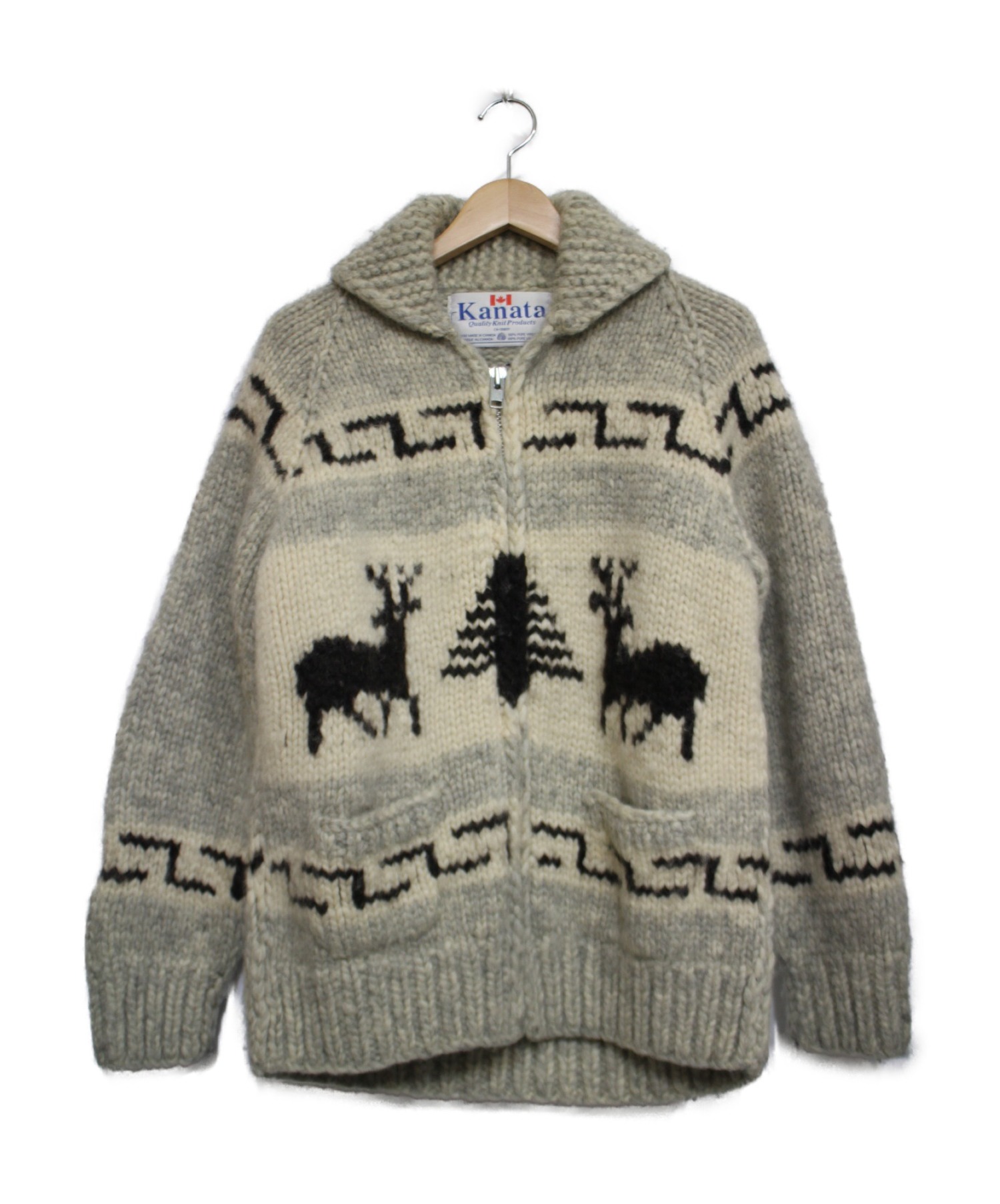 中古 古着通販 Kanata カナタ カウチンセーター ベージュ サイズ 記載無し ブランド 古着通販 トレファク公式 Trefac Fashion